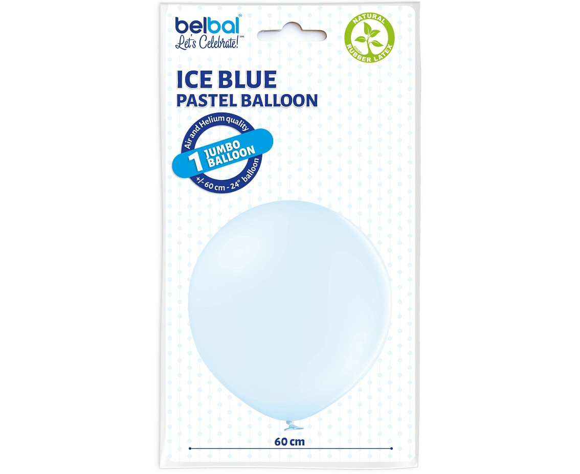 Balloons Belbal 24", B250-449, ice blue, 5pcs